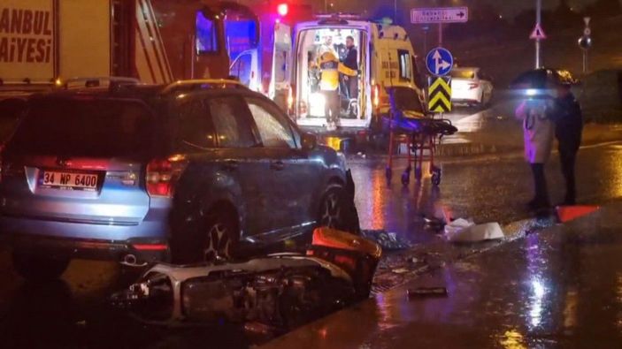 Tuzla'da motosiklet ile otomobil çarpıştı: 1 ölü 