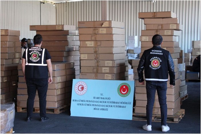 Bursa'da gümrükte operasyon; milyonluk vurgun önlendi -1