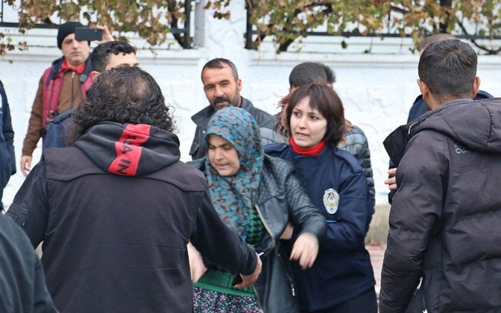 Diyarbakır'da kadın ve erkek pazarcılar arasında gerginlik -5