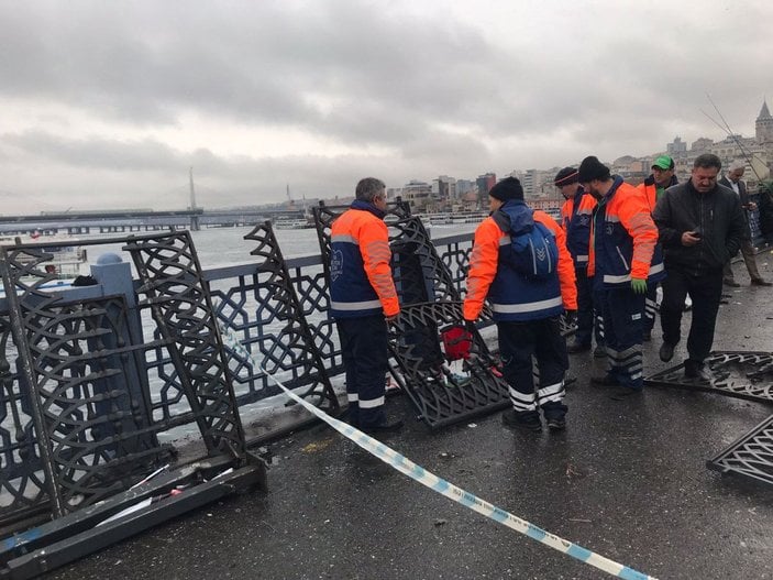 Galata Köprüsü üzerinde İETT otobüsü kaza yaptı: 3 yaralı -1 -6