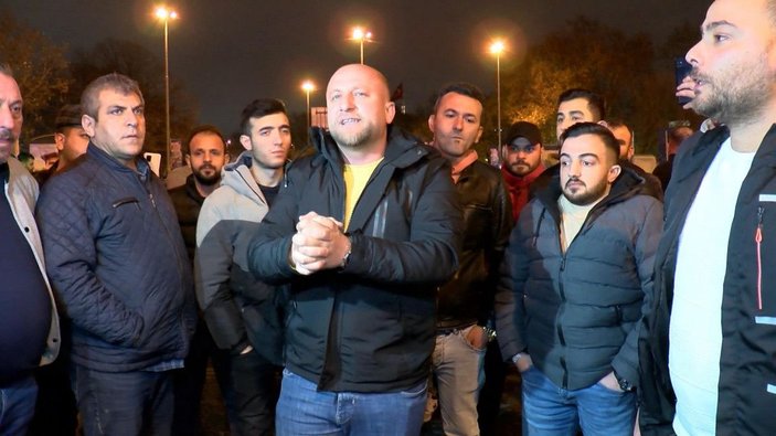 İstanbul'da taksiciler, İBB'yi protesto etti