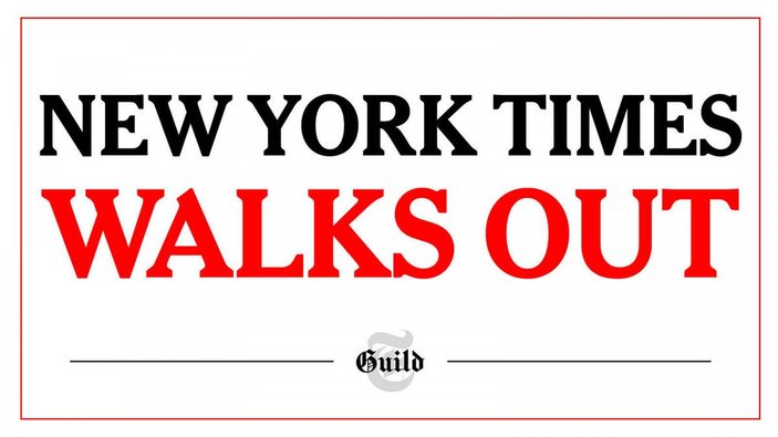 New York Times’ın medya mensupları 24 saatlik greve gidiyor -4
