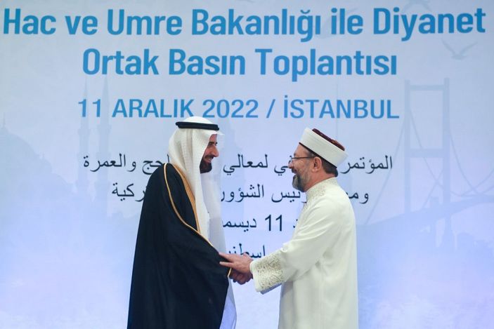 d Diyanet İşleri Başkanı Erbaş: Ocak ayı içerisinde Cidde’de hac protokolü imzalayacağız -1