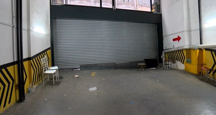 Fatih'te mülk sahibiyle tahliye etmek istediği otopark işletmecisi arasında sopalı kavga -10