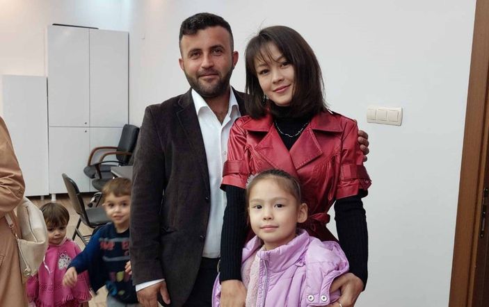 Gemide tanıştığı meslektaşıyla evlendi, Kazakistan'dan Osmaniye'ye gelin geldi -1