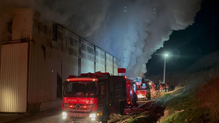 Tuzla'da geri dönüşüm tesisinde yangın -2