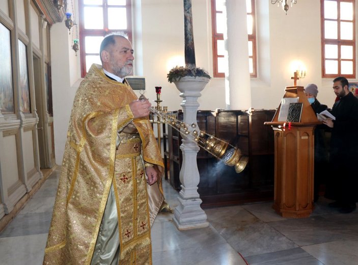 Edirne'de Bulgar Kilisesi'nde Noel ayini -2