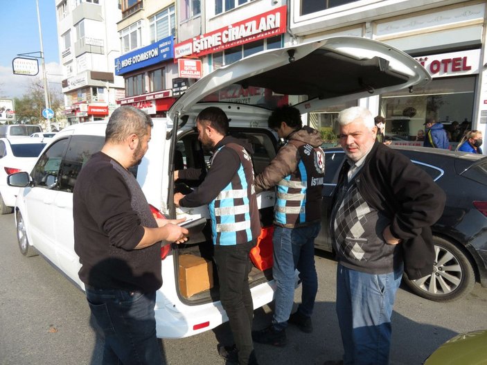 Kadıköy'de emniyet kemeri takmayan taksicilere ceza -4