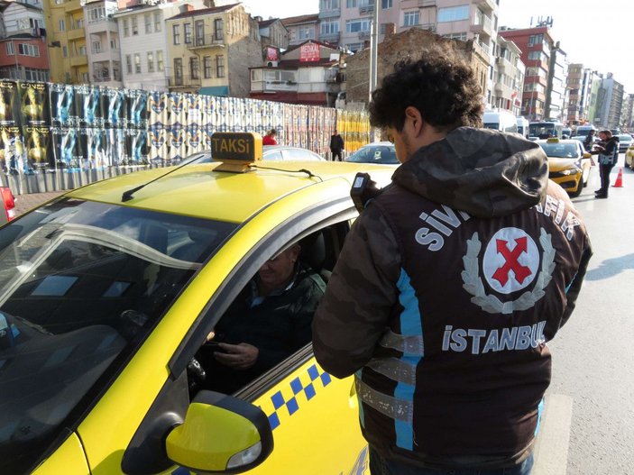Kadıköy'de emniyet kemeri takmayan taksicilere ceza -7
