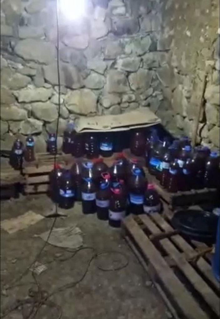 Kütahya’da 1 ton 76 litre sahte içkiye 1 gözaltı -2