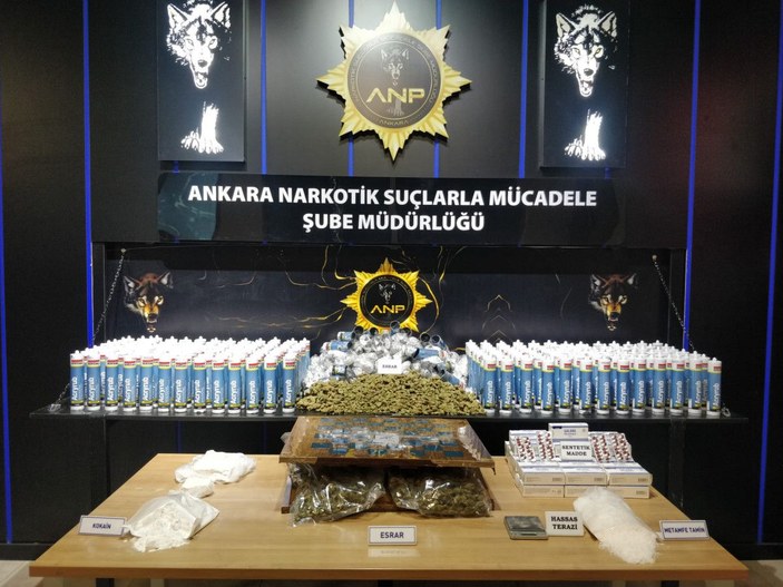 Ankara'da uyuşturucu ticaretine 13 gözaltı -1