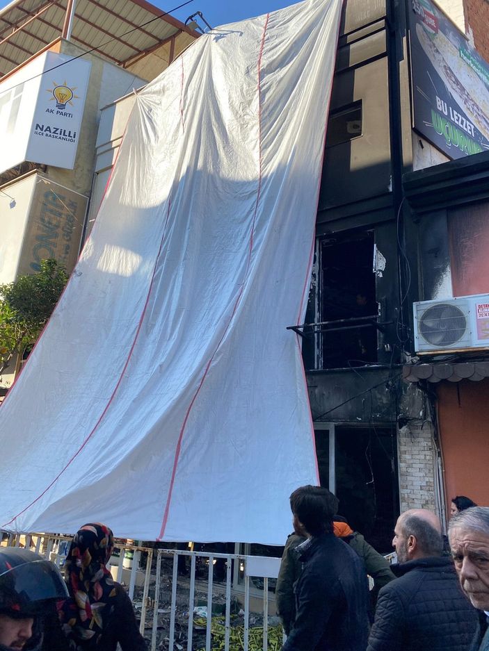 Nazilli'de facianın yaşandığı restoranda bilirkişi incelemesi yapıldı -5