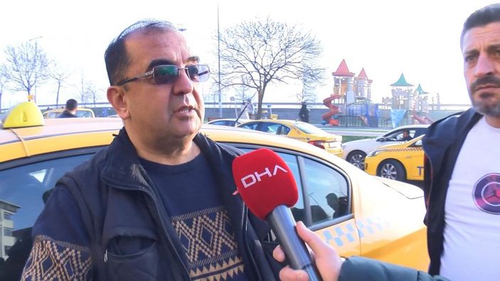 Taksimetre ayarları hatalı yapılan taksiciler şirket önünde sabahladı -5