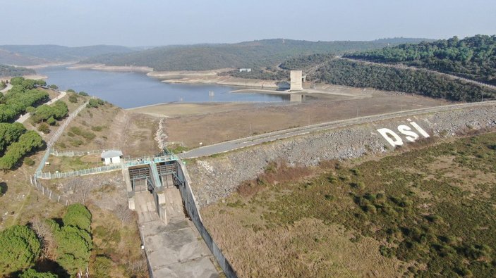 Alibeyköy Barajı son 10 yılın en düşük seviyesinde -3