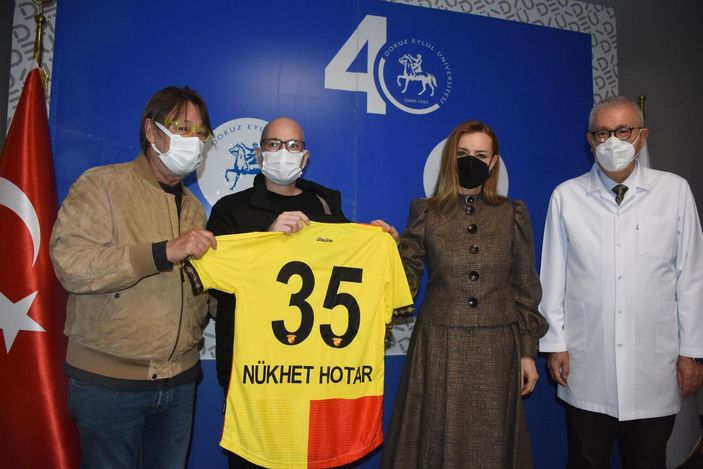 Olaylı derbide yaralanan Göztepe taraftarı, taburcu oldu -7