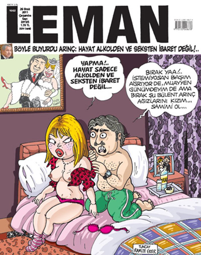 Leman Dergisi'nin Bülent Arınç kapağı