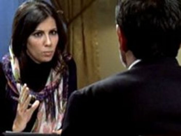 Ahmedinejad'la başı açık röportaj