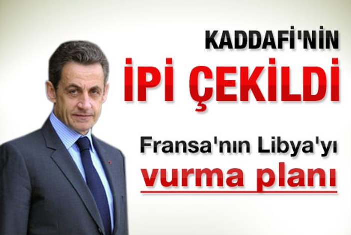 Fransa Libya'yı vurdu