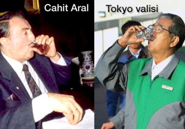 Tokyo Valisi şebeke suyu içti