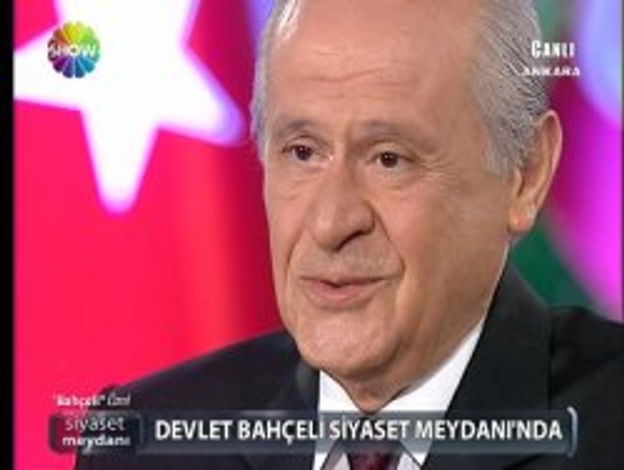 Bahçeli yayında youtube'daki videosunu izledi 