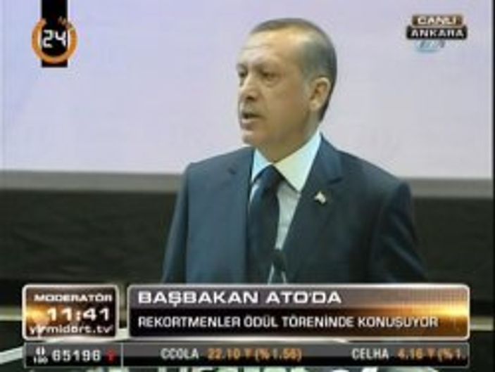 Başbakan Erdoğan'ın Korgeneral isyanı