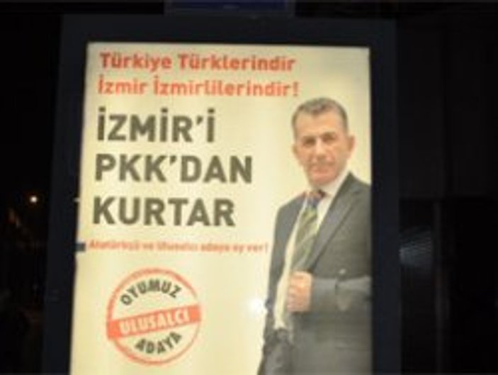 İzmir'de Tuncer Sümer'in tepki yaratan afişleri
