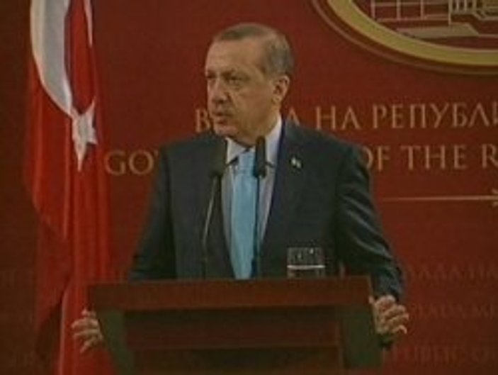 Başbakan Erdoğan Makedonya konuşması