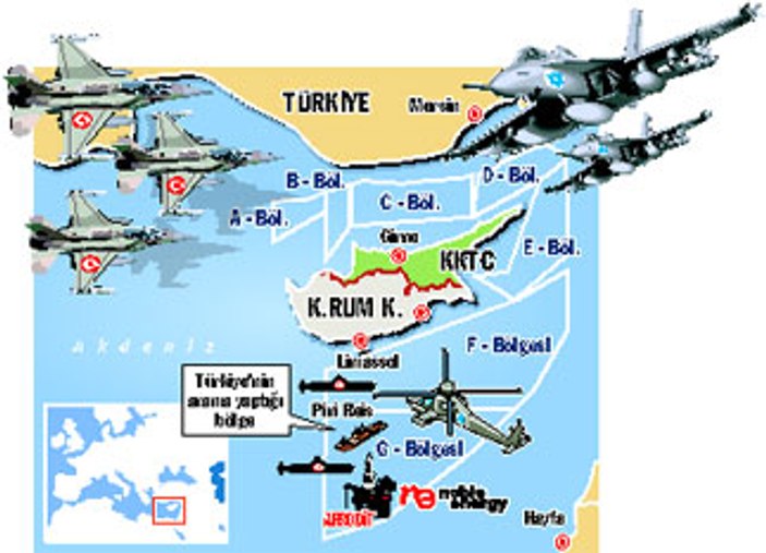 İsrail uçakları Mersin'de alçak uçuş yaptı