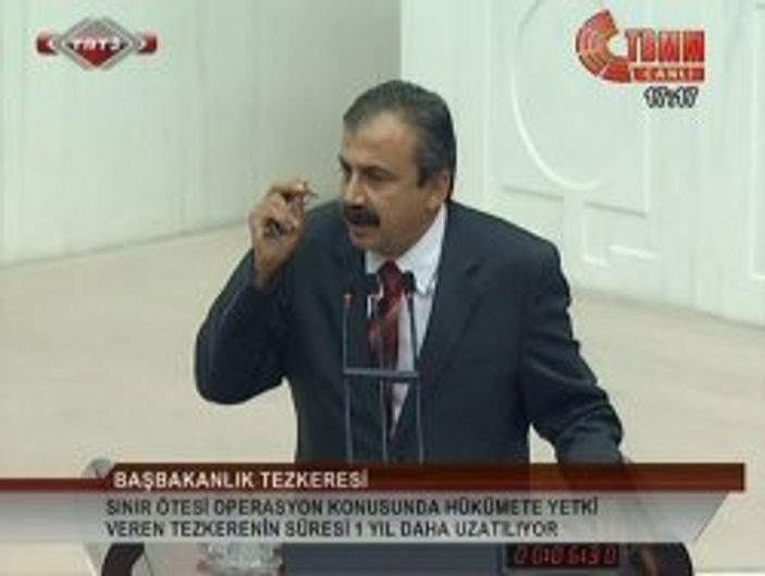 Sırrı Süreyya Önder'in Meclis'teki tezkere konuşması