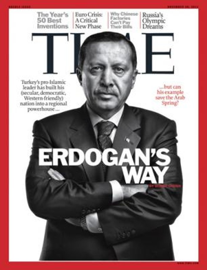 Erdoğan TIME dergisine kapak oldu