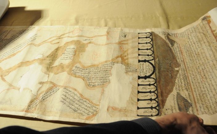 Evliya Çelebi'nin ilk kez görüntülenen haritası