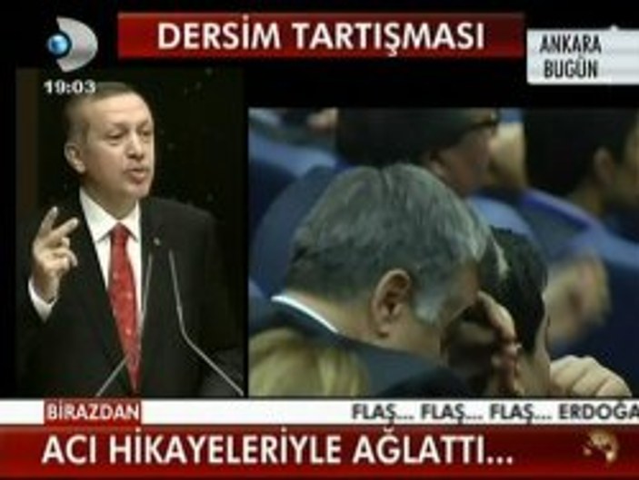 Başbakan Dersim hikayesi anlattı il başkanları ağladı