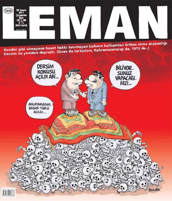 Leman dergisinin Dersim yorumu