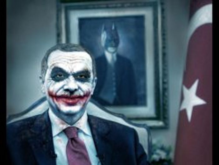 Jokerli Atatürk'lü Erdoğan karikatürü kızdıracak