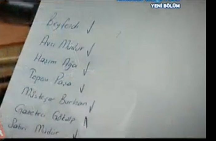 Vadi'de yayınlanan 9 kişilik ölüm listesi - İzle