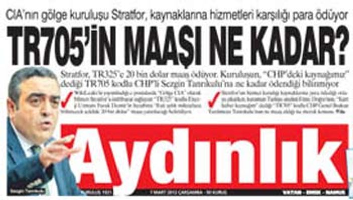 Aydınlık soruyor: TR705 kodlu Tanrıkulu maaş alıyor mu