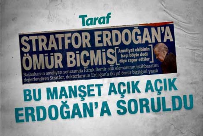 Başbakan Erdoğan'dan Ahmet Altan'a dava