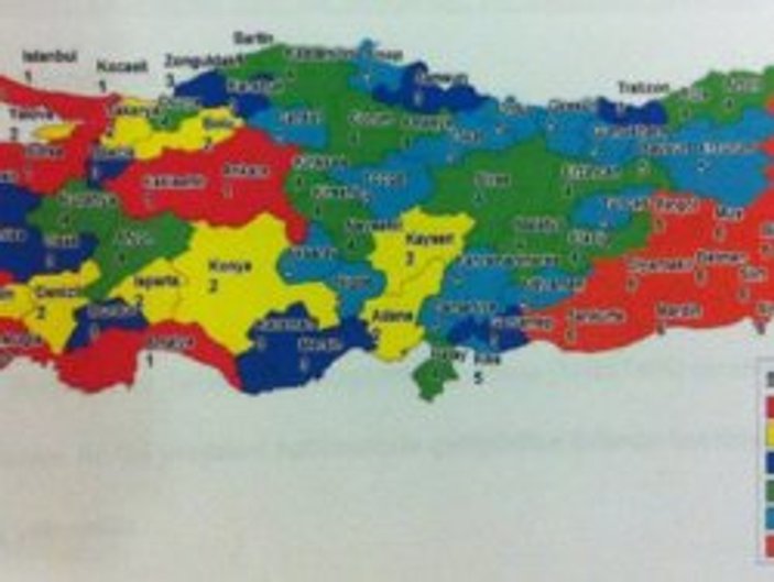 Türkiye'nin yeni teşvik haritası