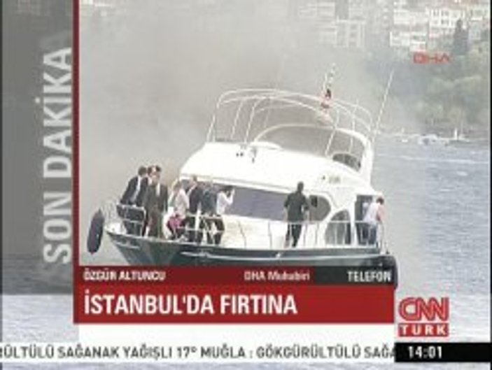 İstanbul'da deniz kazası