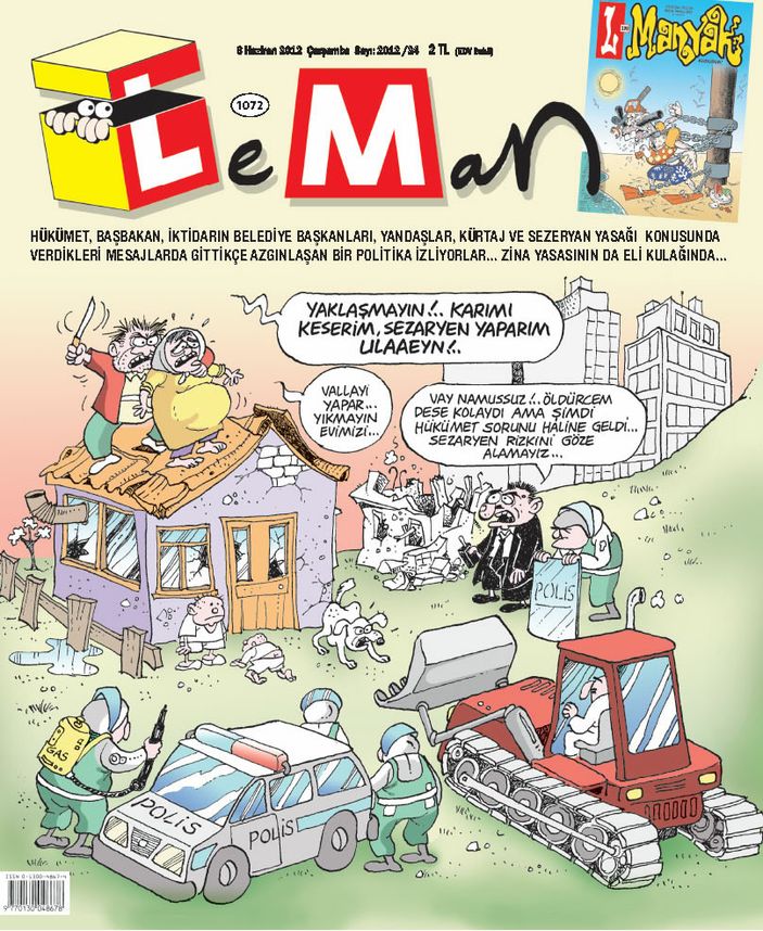 Leman'ın kürtaj ve sezaryen kapağı