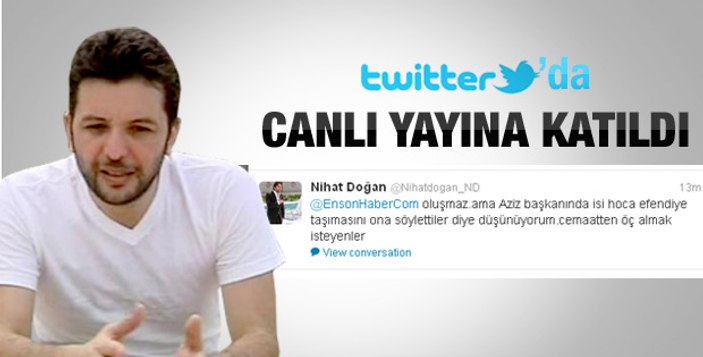 Twitter söyleşilerinin bu haftaki konuğu Melih Gökçek