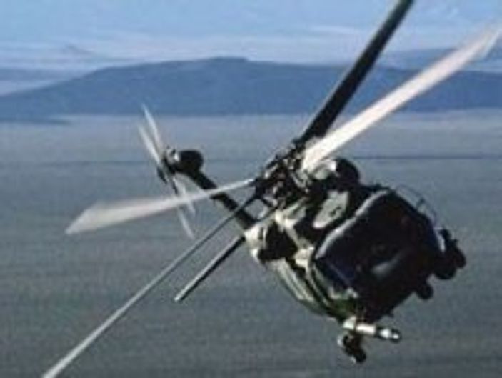 Hakkari'den havalanan askeri helikopter düştü