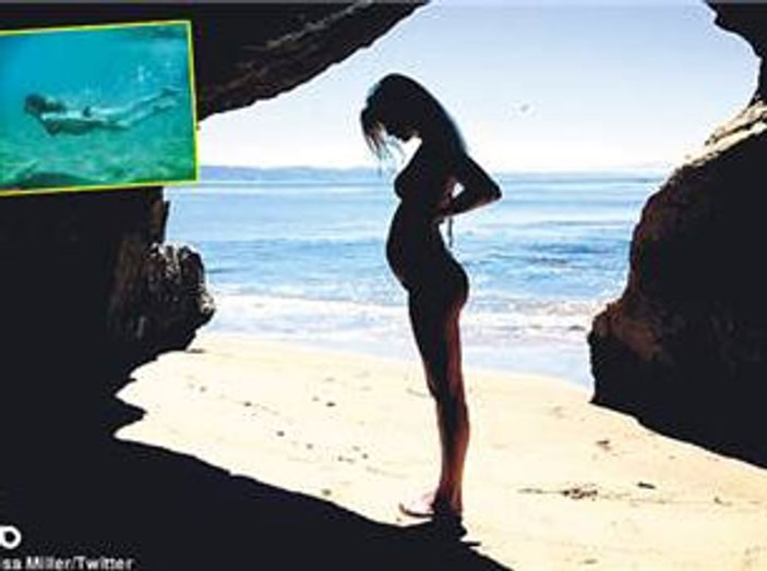 Marisa Miller'den hamile pozu