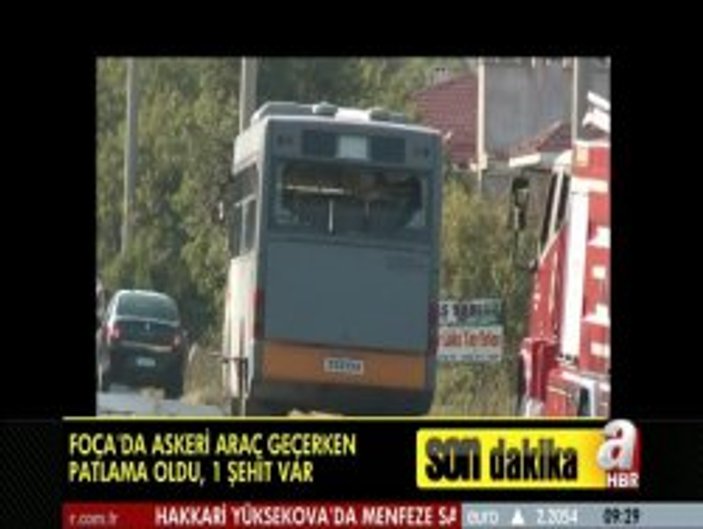 Foça'daki saldırı sonrası olay yerinden ilk görüntüler