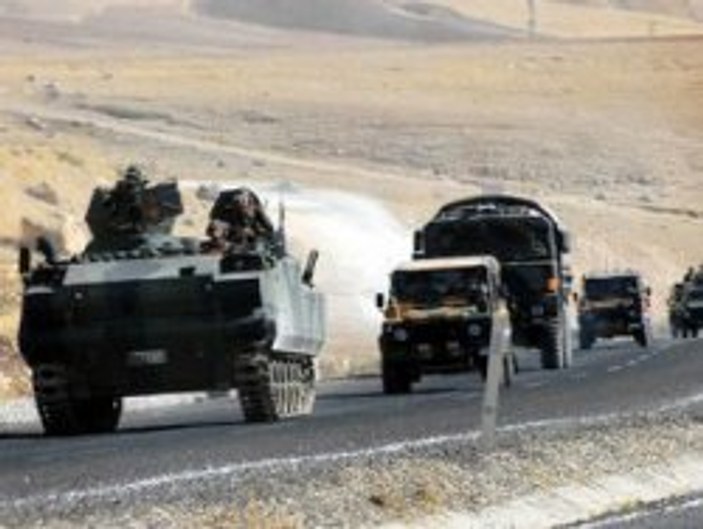 Gaziantep sınırına askeri yığınak