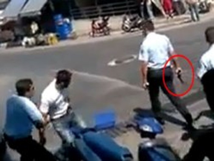 O polis oğlumun gözlerine baksa vuramazdı