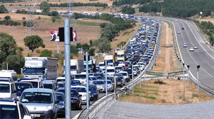 Bayram trafiği: Bolu - İstanbul 12 saat