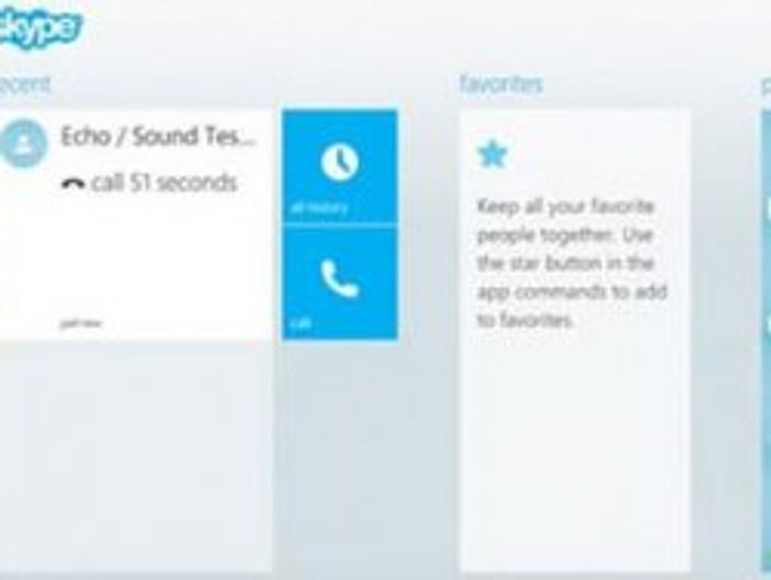 Skype'ın Windows 8 sürümü sızdı