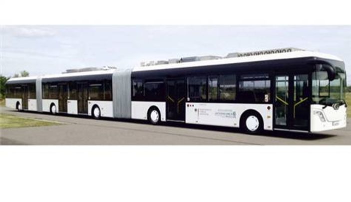 Dünyanın en uzun otobüsü Almanya'da