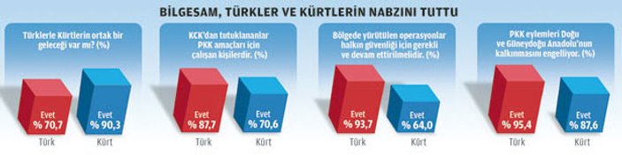 BİLGESAM'ın Türkler ve Kürtler ne istiyor anketi